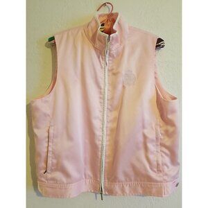 Lauren Active Ralph Lauren Sleeveless Pink Vest Womens Size L NEW
